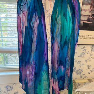 Hand-painted Silk Scarf